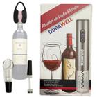 Abridor elétrico vinho Saca Rolha Inox Kit acessórios e caixa Presente