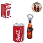 Abridor Garrafa Coca Cola Decorativo Com Imã + Paliteiro - Hauskraft