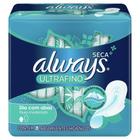 Absorvente Always Ultrafino Seca com Abas Always 8 Unidades Multicor