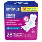 Absorvente Intimus Dia & Noite Suave com Abas 28 Unidades