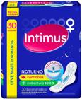 Absorvente Intimus Gel Noturno Seca Com Abas Com 30 unidades