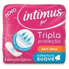 Absorvente Intimus Gel Tripla Proteção Suave sem Abas 8 Unidades - Kimberly clark