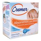 Absorvente para Seios com 12 Unidades Cremer