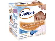 Absorvente para Seios Cremer Mamãe Bebê - 12 Unidades Tam. Único