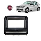 Acabamento 2 Din Fiat Palio Fire 2007 a 2012 Cor Preto