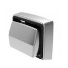 Acabamento Blukit Preto Cromado P/ Válvula de Descarga