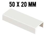 Acabamento Canaleta 50x20mm Branca 5x2cm Grossa Larga Grande - Dinka