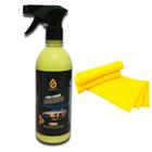 Acabamento de Lava Rápido Carnauba liquida 500ml + Pano Amarelo De Microfibra