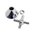 Acabamento de Metal C31 para Registro 1/2" e 3/4" Universal e Deca -