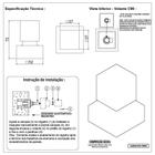 Acabamento Para Registro Pressão Gaveta Cromado Padrão Deca - Shophidraulica