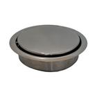 Acabamento Tampa Giratoria para Furo 15cm Em Aco Inox 304