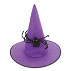 Acessório para Fantasia de Halloween Chapeu de Bruxa Sortido 40cm Aranha
