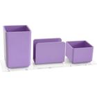 Acessorio para Mesa LAPIS/CLIPS/LEMBRETE Lilas - Acrimet