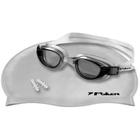 Acessorio para Piscina Oculos+touca+protetor TR/FU/PR - Poker