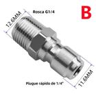 Acessórios Rápidos Do Adaptador 1/4" Do Conector Dn8 Da Tomada De Aço Inoxidável Da Arruela De Alta