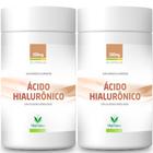 Ácido Hialurônico 100mg + Colágeno Hidrolisado + Biotina + A + C + E - 2 Fracos - Vital Natus