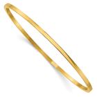 Aço inoxidável amarelo IP chapeado bangle