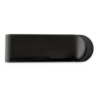 Aço inoxidável escovado preto IP-chapeado Money Clip - Chisel