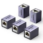 Acoplador Ethernet UGREEN 10Gbps (Pacote com 5) - Cat8, Cat7, Cat6 e Cat5