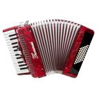 Acordeon 48 Baixos 26 Teclas Ta 4803 Vermelho Thommasi F097