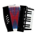 Acordeon infantil cor preta