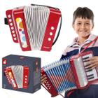 Acordeon Sanfona Instrumento Musical Infantil Confetti Janod