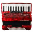 Acordeon Todeschini YW827 Vermelho 41 Teclas E 120 Baixos Com Bag