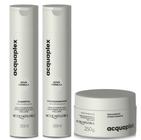 Acquaflora Kit Shampoo Condicionador e Máscara Acquaplex