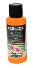 Acrílica Fosca LARANJA NEON 60ml - ACRILEX - 039600105