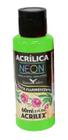 Acrílica Fosca VERDE NEON 60ml - ACRILEX - 039600101