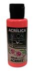 Acrílica Fosca VERMELHO NEON 60ml - ACRILEX - 039600103