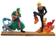 Action Figure Roronoa + Sanji Boneco One Piece