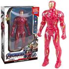 Action Figure Vingadores Avengers Marvel Com Luz - Genérica