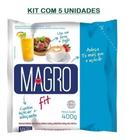 Açúcar Magro Fit Adoça Mais Que Açúcar Comum 400g Kit 5 Unid