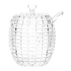 ACUCAREIRO DE CRISTAL DE CHUMBO C/COLHER E TAMPA 210ml