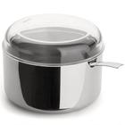 Açucareiro Vision Aço Inox com tampa de vidro - 350 G Forma