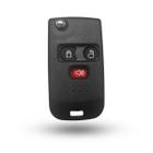 Adaptação Carcaça Chave Canivete Oca 3 Botões Ford Compatibilidade com Ford Ka, Ecosport, Fiesta
