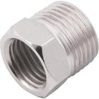 Adaptador 3/8x1/4" macho/npt aço zincado com 1 peça - Vonder