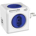 Adaptador Benjamim Múltiplo Com USB Powercube PWC-R5 Bivolt ELG