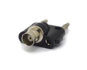 Adaptador BNC Fêmea para Plug Banana com Derivação 4MM - JD15-BP088 - Jinda - Multcomercial