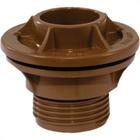 Adaptador C/Flange Pvc Socel E 1.1/2 Marrom - Kit C/5 Unidades