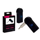 Adaptador com USB Bluetooth para Carro Musica Som Áudio P2 EXP