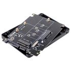 Adaptador Conversor Case de SSD M2 M.2 2280 NGFF e MSata para SSD Comum SATA 3 2,5" CS-M2-01 F3