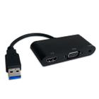 Adaptador Conversor Multitela Usb 3.0 Para Hdmi Vga+3.5mm P2 - DEX