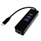 Adaptador Conversor USB-C para RJ45 - HUB 3 Portas USB 3.0 - JC-TYC-R03 - Diversos