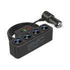 Adaptador De Isqueiro De Carro 12V 24V 4 Soquetes 3.1A Carregador USB QC3.0 PD3.1A 120W Porta De