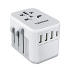 Adaptador de plugue TESSAN International com 4 portas USB tipo C/G/A/I