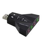 Adaptador de Som Usb 7.1 Canais 4 Portas Exbom