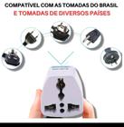 Adaptador de soquete universal padrão europeu do Reino Unido para o Brasil