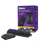 Adaptador de Streaming Player Conversor SmartTV Roku Express 3960BR Full HD Nacional com Controle Remoto e Cabo HDMI